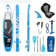 Bluefin Cruise SUP Inflatable Stand Up Paddle Board | Premium Paddleboard Accessories | Multiple Sizes: Kids, 9'8, 10'4, 10’8, 12’, 15'