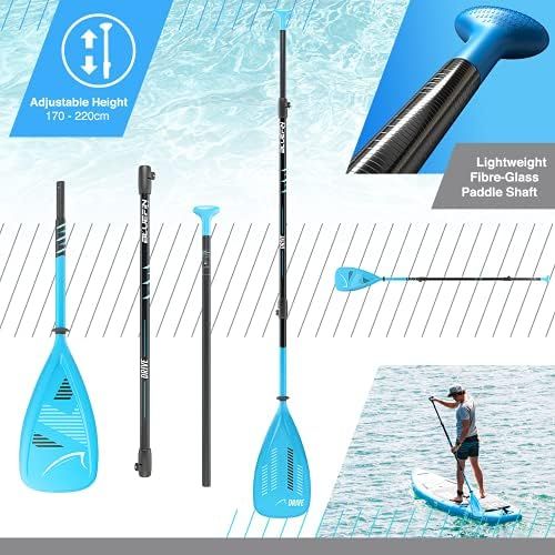  Bluefin SUP Aufblasbares Steh-Paddle Board | 14 Sprint-Modell | Touring/Race-Modell | Komplett mit allem Zubehoer