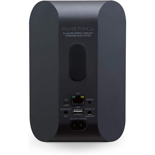  Bluesound Pulse Flex 2i Portable Wireless Multi-Room Smart Speaker with Bluetooth - Black