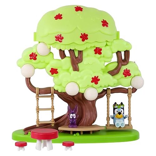  BLUEY Tree Playset with Secret Hideaway, Flower Crown and Fairy Figures and Accessories