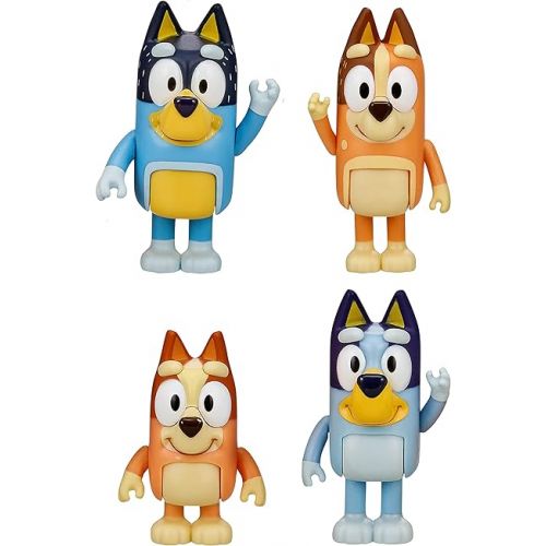  Bluey and Family 4 Pack of 2.5-3