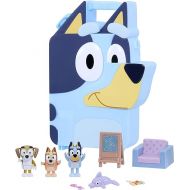 Bluey's Deluxe Play & Go Playset with 2.5-3 inch Figures