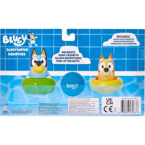  Bluey Bath Squirters 3 Pack