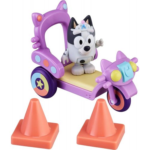  Bluey Muffins Cat Squad Bike with 2.5 Muffin Figure, Multicolor (17131)