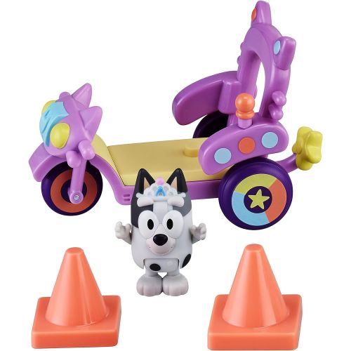  Bluey Muffins Cat Squad Bike with 2.5 Muffin Figure, Multicolor (17131)