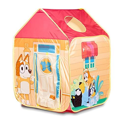  [아마존베스트]Bluey - Pop N Fun Play Tent - Pops Up in Seconds and Easy Storage, Multicolor (13129)