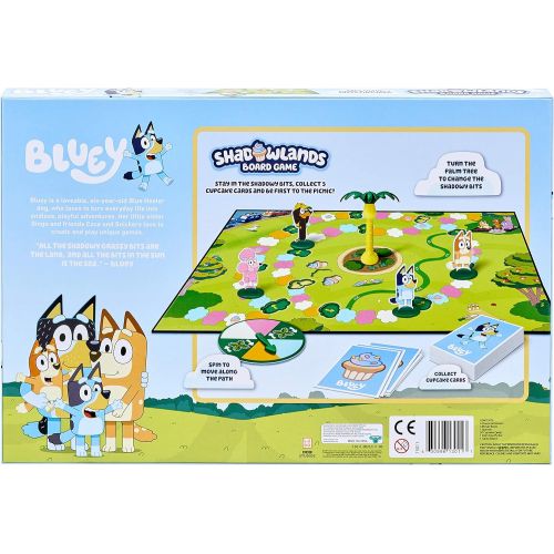 해즈브로 [아마존베스트]Bluey - Shadowlands Board Game - Family Game Night, Unpredictable Fun - Engaging Fun for All - Collect All 5 Cupcake Cards | 2-4 Players | for Ages 3+, Multicolor, 13011