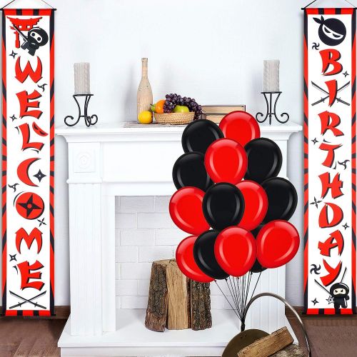  Blulu Happy Birthday Banner Party Supplies Decorations Porch Sign for Banner Hanging Decoration for Indoor/Outdoor Decoration Party