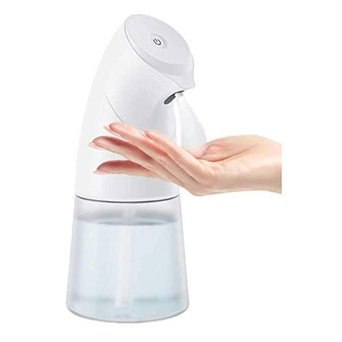  BlumWay Automatic Hand Sanitizer Dispenser, 450ML Liquid Alcohol Spray Touchless Dispenser, Touch Free Countertop Alcohol Sprayer Dispenser with 2 Levels Dispensing Volume for Home