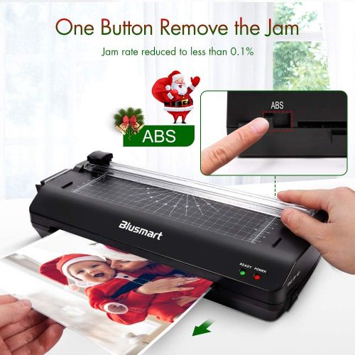  [아마존핫딜][아마존 핫딜] 13 inches Laminator, Blusmart Multiple Function A3 Laminator with 25 Laminating Pouches, Paper Cutter, Corner Rounder Laminate for A3, A4, A5, A6