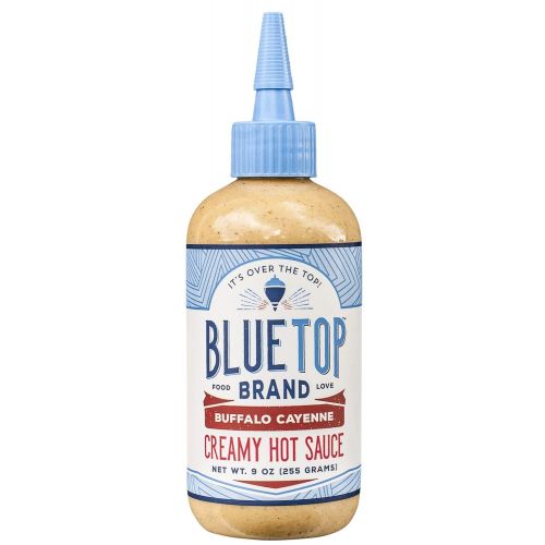  Blutop Blue Top Creamy Hot Sauce, Buffalo Cayenne, 9 OZ (Pack - 6)