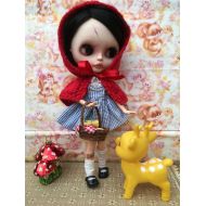 Blythealley Blythe Vintage Doll Clothes Set Little Red Riding Hood