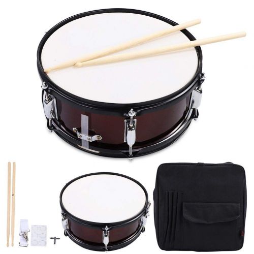  Bnineteenteam Snare Drum Kit, 8 Tuning Lugs Snare Drum with Drumstick for Students & Professionals