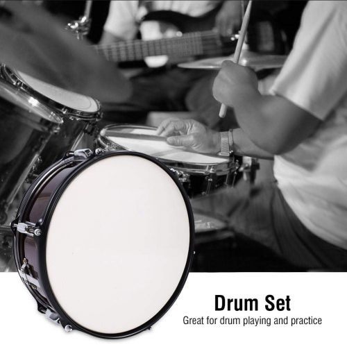  Bnineteenteam Snare Drum Kit, 8 Tuning Lugs Snare Drum with Drumstick for Students & Professionals