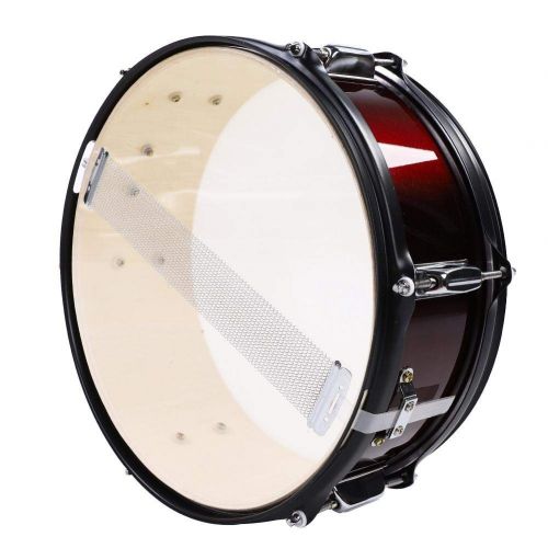  Bnineteenteam Snare Drum Kit, 8 Tuning Lugs Snare Drum with Drumstick for Students & Professionals