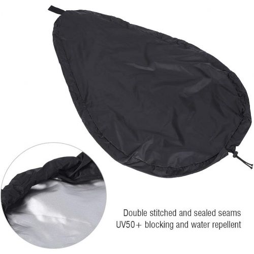  [아마존베스트]Bnineteenteam Universal Kayak Cockpit Cover -UV50+ Blocking Kayak Seal Cockpit Protector for Indoor and Outdoor(Black)