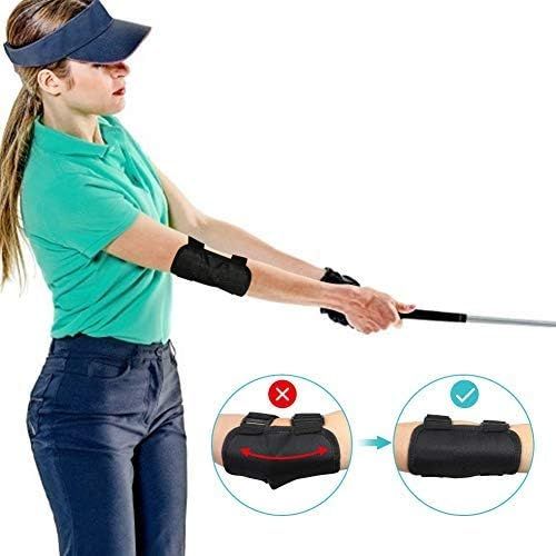  Bnineteenteam Straight Arm Golf Training Aid Golf Elbow Swing Trainer Straight Practice Golf Elbow Brace Corrector for Golf Practice