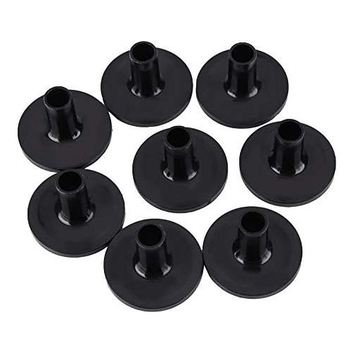  [아마존베스트]Bnineteenteam 8 Pieces Plastic Black Cymbal Cases Musical Instruments Accessories