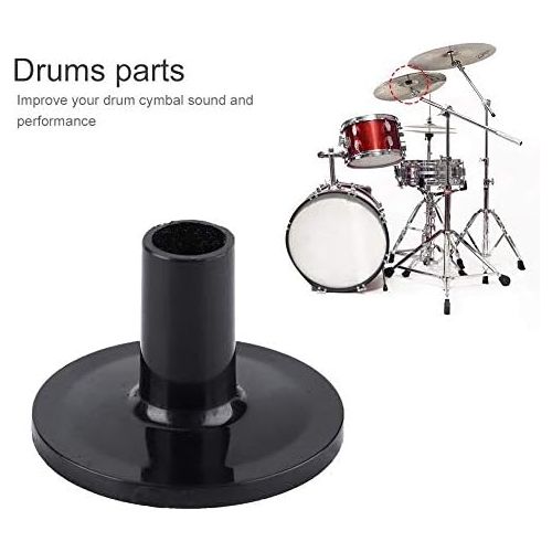  [아마존베스트]Bnineteenteam 8 Pieces Plastic Black Cymbal Cases Musical Instruments Accessories