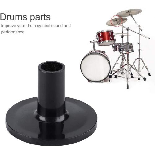  [아마존베스트]Bnineteenteam 8 Pieces Plastic Black Cymbal Cases Musical Instruments Accessories