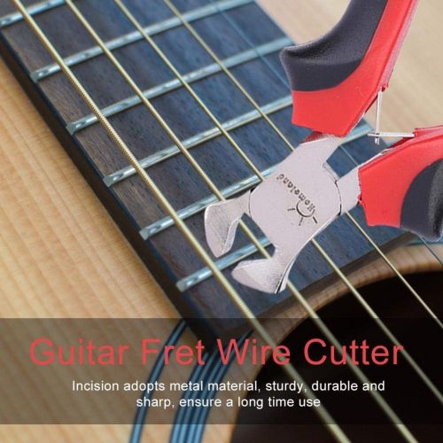  [아마존베스트]Bnineteenteam Guitar Collar Wire Cutter, String Cutter Nipper Compatible Guitar Bass Pliers Waist Puller String Cutter Musical Instrument Guitar Maker Repair Tool