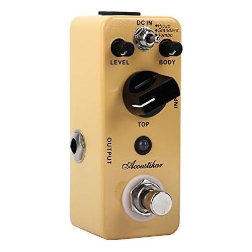  [아마존베스트]Bnineteenteam Acoustic Guitar Effect Pedal with True Bypass 3 Effect Modes Piezo Standard Jumbo for Acoustic Guitar