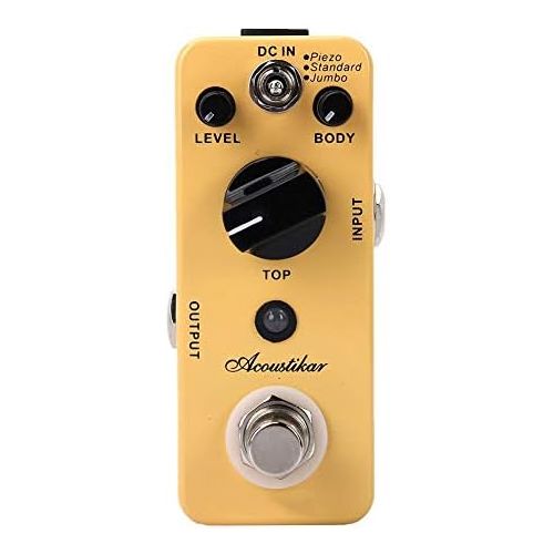  [아마존베스트]Bnineteenteam Acoustic Guitar Effect Pedal with True Bypass 3 Effect Modes Piezo Standard Jumbo for Acoustic Guitar