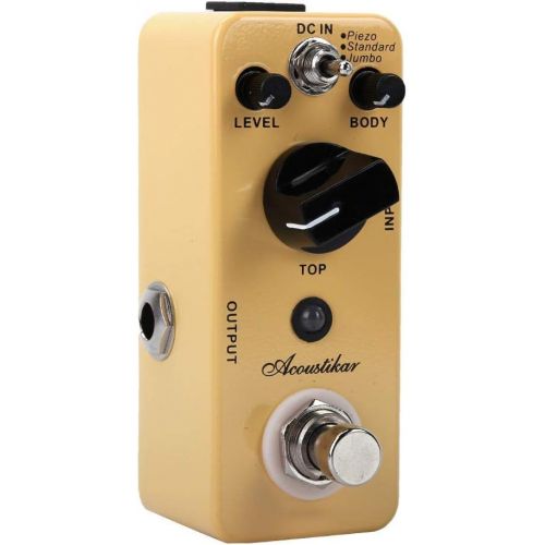  [아마존베스트]Bnineteenteam Acoustic Guitar Effect Pedal with True Bypass 3 Effect Modes Piezo Standard Jumbo for Acoustic Guitar