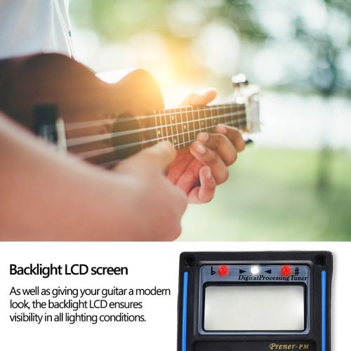  [아마존베스트]Bnineteenteam 5 Band Preamp EQ EQ EQ Pickup Built-in Preamp EQ EQ Piezo Digital Tuner Pickup for Classical Electric Acoustic Guitar