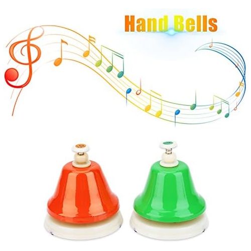  [아마존베스트]Bnineteenteam 8 Tone Diatonic Metal Bells Musical Bells for Kids Children Toddlers