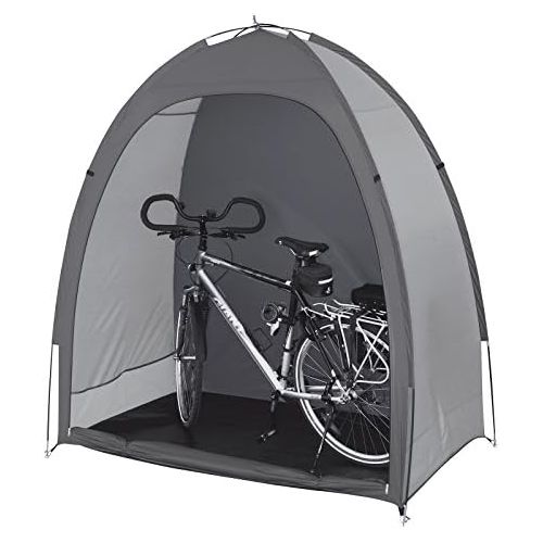  Bo-Camp Bo Camp,4471900, Fahrradzelt Fahrrad Garage Beistellzelt Geraetezelt Lagerzelt Umkleide Zelt Camping Pavillon,grau