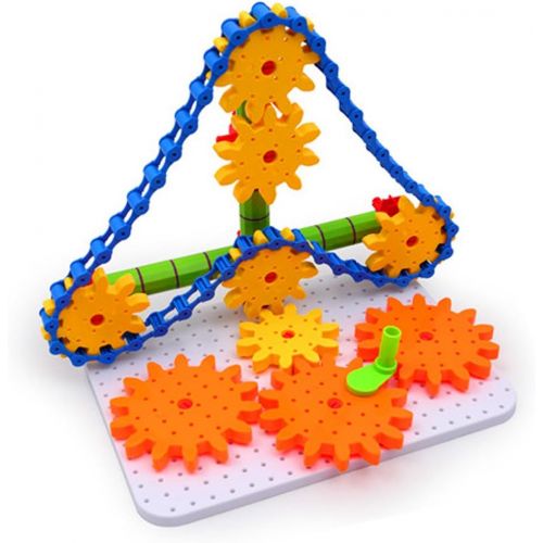  [아마존베스트]Bo Toys Deluxe Gears Building Set, Learning Blocks , Spinning Gears, 170 pcs