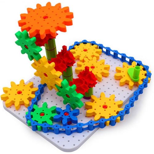  [아마존베스트]Bo Toys Deluxe Gears Building Set, Learning Blocks , Spinning Gears, 170 pcs