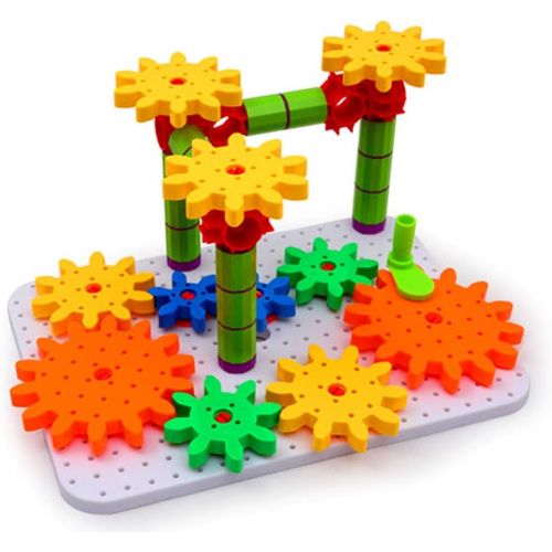  [아마존베스트]Bo Toys Deluxe Gears Building Set, Learning Blocks , Spinning Gears, 170 pcs