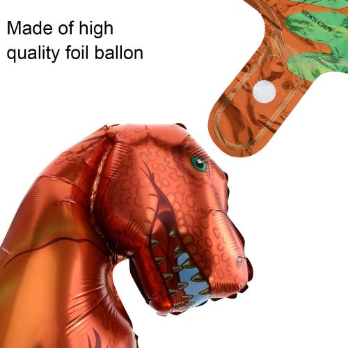  Boao 8 Pieces Dinosaur Foil Balloons Aluminum Mylar Helium Balloons for Weddings Birthday Graduation Party Bridal Shower Jungle Style Party Decorations