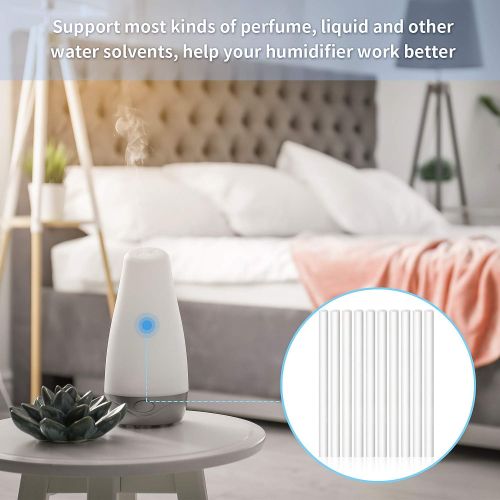  Boao 40 Pieces Humidifier Sticks Cotton Filter Refill Travel Humidifier Sticks Car Humidifier Replacement Parts for Mini Portable Personal USB Powered Humidifiers in Office Bedroom (2.7