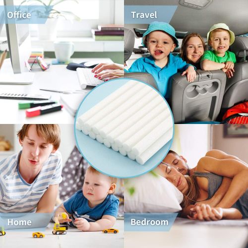  [아마존베스트]Boao Humidifier Sticks Cotton Filter Refill Sticks Wick Replacement for Portable Personal USB Powered Humidifier in Office and Bedroom 40pcs