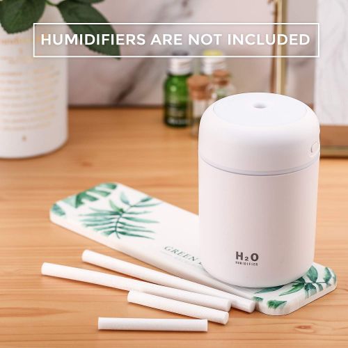  [아마존베스트]Boao Pack of 40 Humidifier Sticks, Cotton Filter Refill Sticks, Replacement Wicks for Portable Personal USB Humidifier, for Office, Home, Bedroom, 2 Sizes