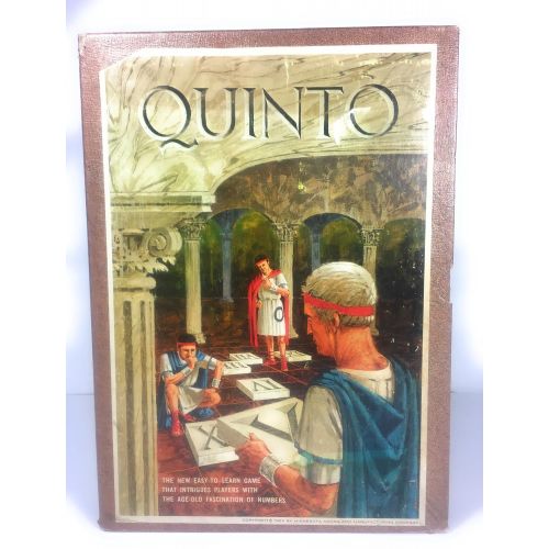  Board Games Vintage Quinto 3M Bookshelf Numbers Game