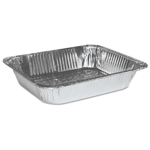  Boardwalk Half-Size Steam Table Deep Aluminum Pans, 100 count -BWKSTEAMHFDP