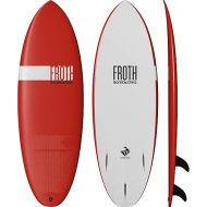 Boardworks Froth - Soft Top Surfboard - Wakesurf Board - 3 Colors - 5 Sizes from 5’ to 9’