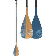 Boardworks 2 Piece SUP or Stand Up Paddle Board Paddle, Fiberglass Blade, Adjustable Carbon Fiber Shaft, 70 - 86 Inches