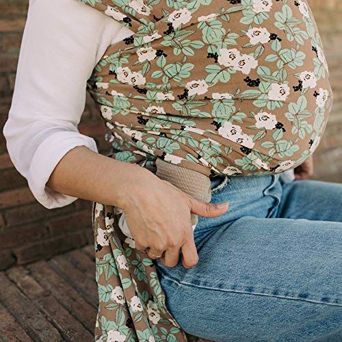  Boba Baby Wrap Grey - The Original Child and Newborn Wrap, Perfect for Infants and Babies Up to 35 lbs