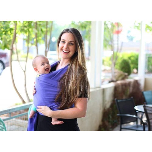  Boba Baby Wrap Grey - The Original Child and Newborn Wrap, Perfect for Infants and Babies Up to 35 lbs