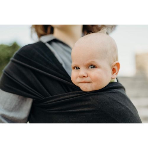  Boba Baby Wrap Grey - The Original Child and Newborn Wrap, Perfect for Infants and Babies Up to 35 lbs