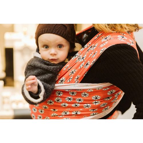  Boba Baby Wrap Grey - The Original Child and Newborn Wrap, Perfect for Infants and Babies Up to 35 lbs