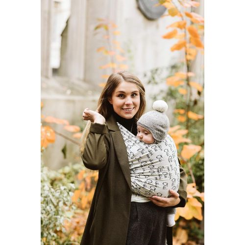  Boba Baby Wrap Grey - The Original Child and Newborn Wrap, Perfect for Infants and Babies Up to 35 lbs