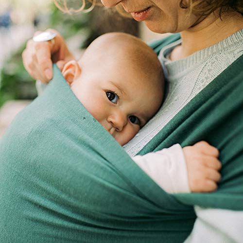  Boba Baby Wrap Carrier, Black - The Original Child and Newborn Sling, Perfect for Infants and Babies Up to 35 lbs (0-36 months)