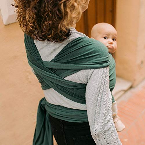  Boba Baby Wrap Carrier, Black - The Original Child and Newborn Sling, Perfect for Infants and Babies Up to 35 lbs (0-36 months)