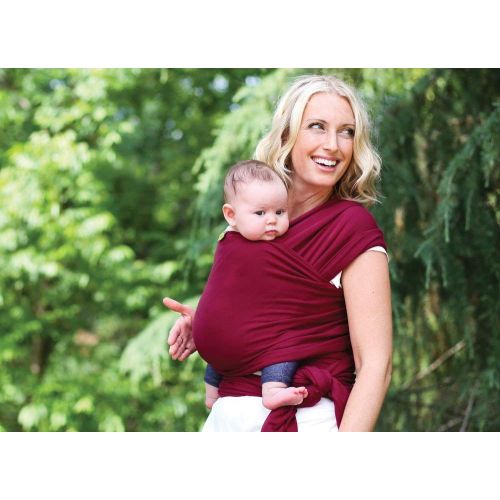  Boba Baby Wrap Carrier, Black - The Original Child and Newborn Sling, Perfect for Infants and Babies Up to 35 lbs (0-36 months)